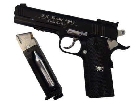 Пневматический пистолет Borner Combat 1911 4,5 мм